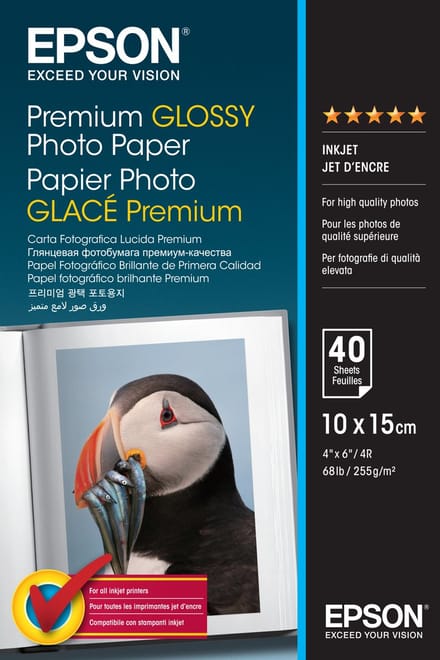 Epson C13S042153 Fotopapier Premium - 10x15 / 40 Vellen