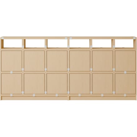 Muuto Stacked Storage Sideboard Configuratie 1 - eiken