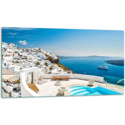 TMK ArtDeko - Snijplank - 52x30 - Glas - Kleurige Decoratie