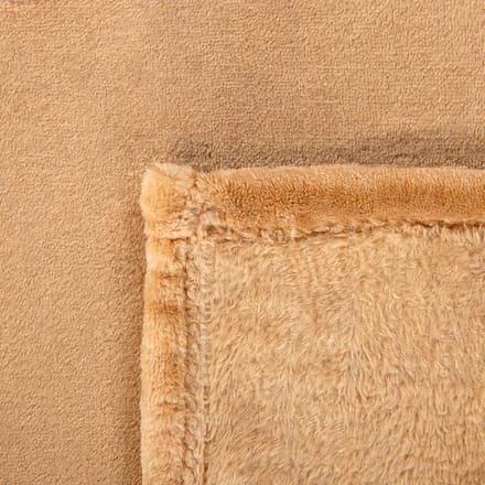 BAYBURT - Deken - Zandbeige - 150 x 200 cm - Polyester