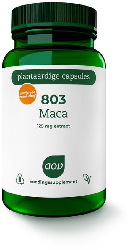 AOV 803 Maca - 2 x 60 vegacapsules - Voordeelverpakking