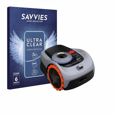 Savvies - Screenprotector voor Navimow i105E+ - Folie Beschermfolie transparant 6 Stuks