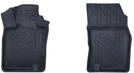 Rubbermatten Nissan Qashqai 2014-2020 (voorset) - Premium carbonlook
