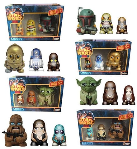 Abysse Corp - Star Wars - Chubby Figures 3-Pack Jabba's Palace 9 cm