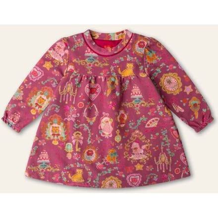 Oilily Damour Jurk- maat80/18m Rood Violet