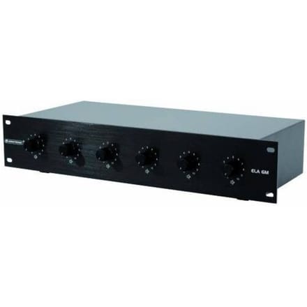 Omnitronic 6M PA-volumeregelaar Zwart