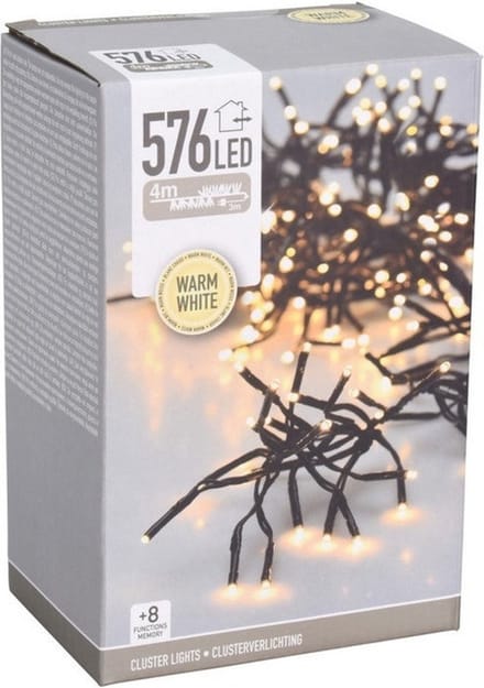Clusterverlichting 576led warm