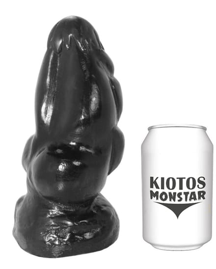 Kiotos Monstar - Gremlin - Dildo - 21,5 x 9,3 cm - Zwart