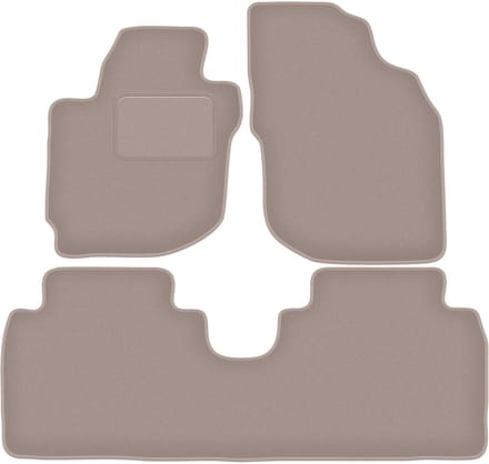 Beige veloursmatten voor: Mazda MPV II LW minivan (1999-2006)