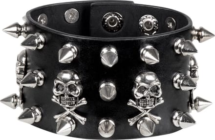 Boland - Armband Biker - Volwassenen - Vrouwen - Biker - Punk en Aso