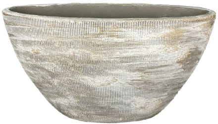 Bloempot Miami - d23 x h21cm - Grijs