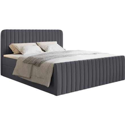 Boxspring Adrien chenille met opbergruimte 140x200 | NADUVI Collection
