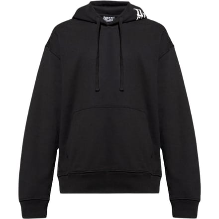 Diesel zwarte hoodie met groot logo aan de achterkant