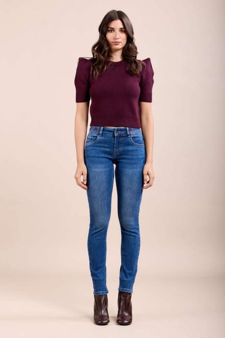 Toxik3 - Slim fit met borduur