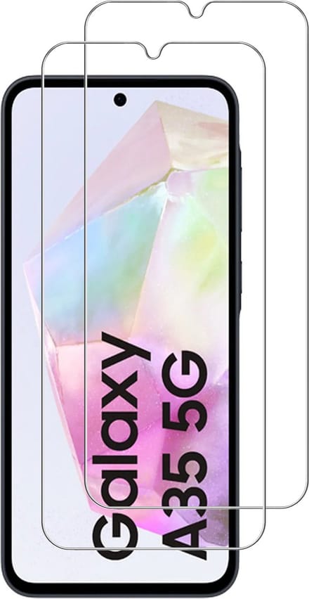 Screenprotector geschikt voor Samsung A35 - Arara gehard glas Tempered Glass - 2 Stuks