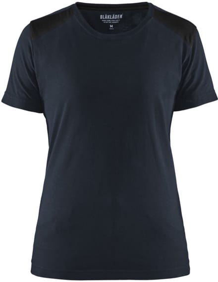 Blaklader Dames T-shirt 3479-1042 - Donker marineblauw/Zwart - L