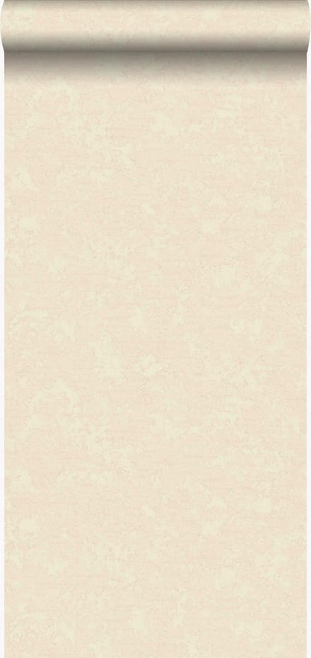 Origin Wallcoverings behang effen crème beige - 53 cm x 10.05 m - 346203