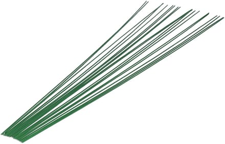 HBX Natural Living Kerststukje binddraad/wikkeldraad - 20x st - groen - 400 mm x 1,2 mm