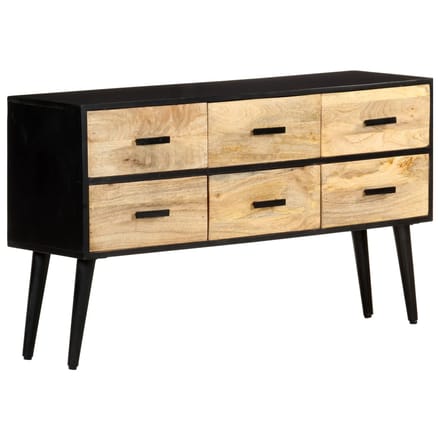 vidaXL - Dressoir - 110x33x64 - cm - massief - mangohout