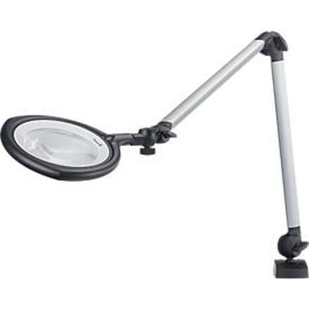 LED-loepglasverlichting Waldmann TEVISIO, 3,5-dioptrie-objectief, meertraps-schakelbaar, traploos dimbaar, 13 W, 4000 K