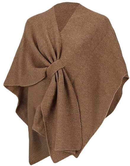 Poncho dames met lus