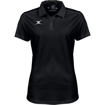 Gilbert Photon II Polo Wmn Zwart - W 16