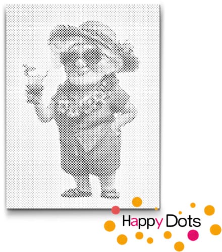 HappyDots DOT Painting Gekke oma's 05 - 60x80cm