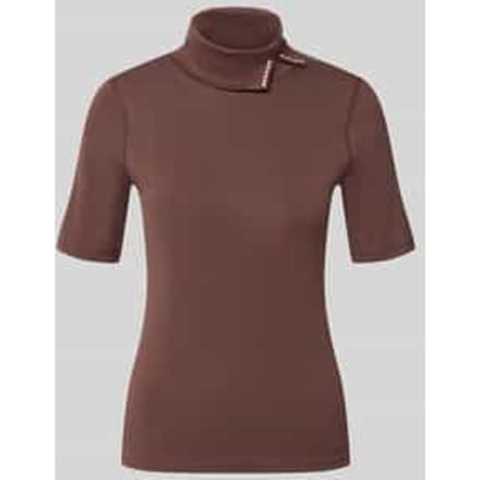 Slim fit t-shirt van katoenmix