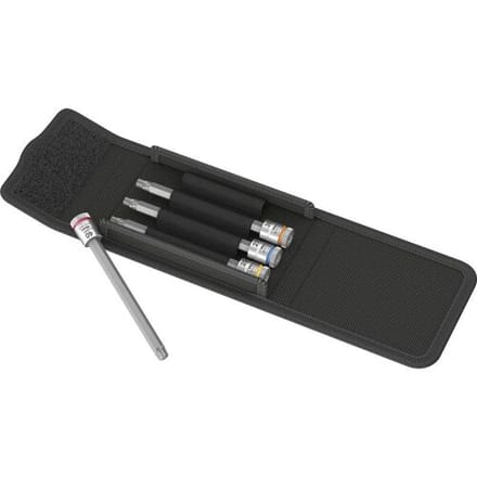 Wera - 8767 A HF 1 Zyklop - 4-delige bitdoppenset vasthoudfunctie etui - torx - 1/4"