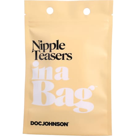 Doc Johnson - In A Bag 5001-09-BG - Nipple Teasers - Smoke Black