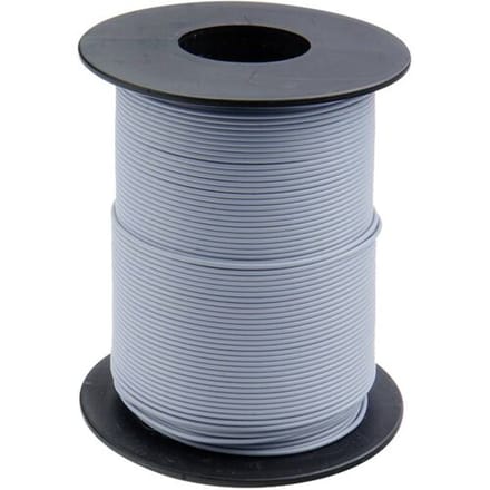 Donau Elektronik 125-S50-9 Draad 1 x 0.25 mm² Grijs 50 m