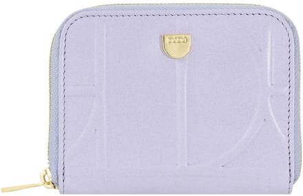DuDu Up Portemonnee Leer 10 cm - Dames - Horizontaal - lilac-orange