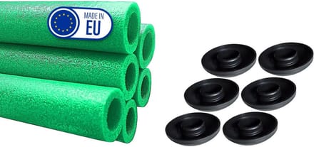 Trampoline Schuimrubberen Stangenhoezen (6 stuks) - Bescherming voor Veiligheidsnet & Palen