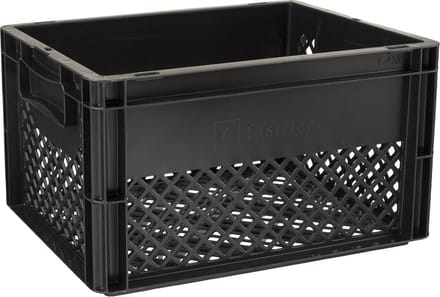 Fastrider Fietskrat Medium - Zwart - 22L