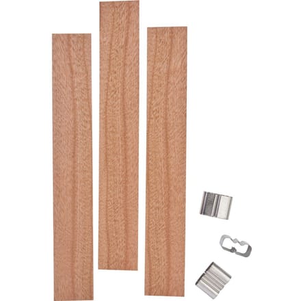 Houten lonten met houder - 22 mm, 3 stuks