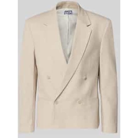 Slim fit colbert met linnen