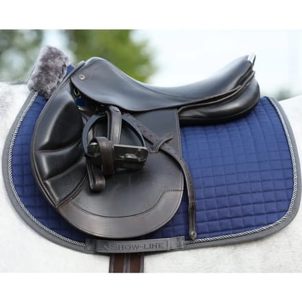 Bucas Zadeldek Bucas Show-line Donkerblauw-grijs