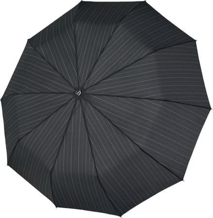 doppler Paraplu Fiber Gents Printed Magic Mini Strong Stripe Zwart