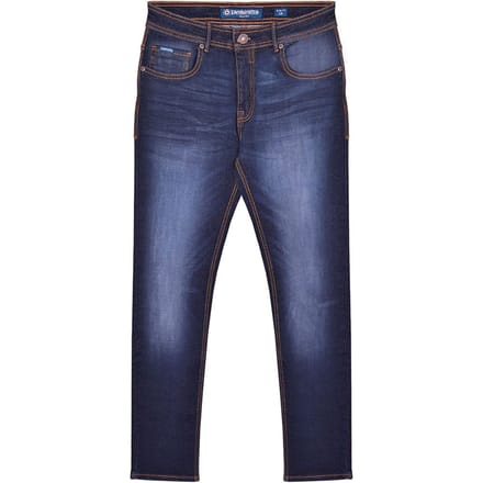 Lambretta Heren Stafford Slim Jeans (Donkerblauw)