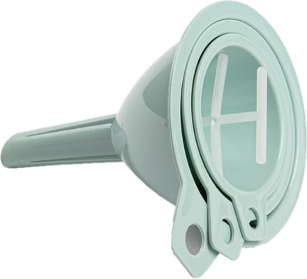 PlasticForte Techters - 3x delig - mintgroen - verschillende formaten - 6.5 , 8 en 9.5 cm