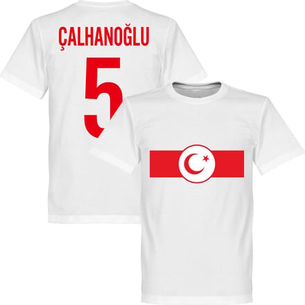 Turkije Banner Calhanoglu T-Shirt - XL
