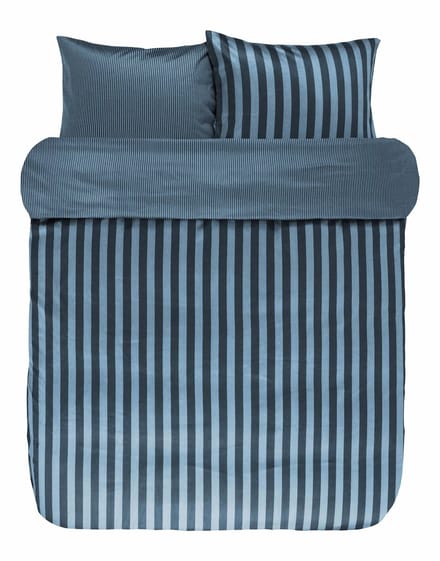 Marc O'Polo Dekbedovertrek Classic Stripe Deep Blue Lits-jumeaux 260