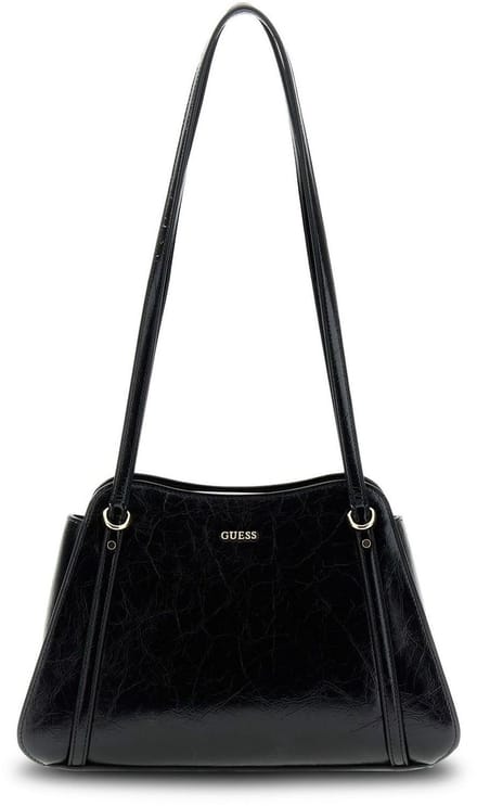 GUESS schoudertas Xena Shoulder Satchel Bag Black zwart