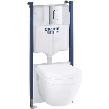Grohe Solido 5 in 1 set for WC with Euro ceramic washdown WC, installation height 113 cm 39700000
