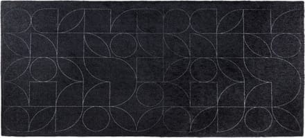MD Entree - Design mat - Universal - Geometric Lines - Vloerkleed - Antislip - Machine wasbaar - 67 x 150 cm