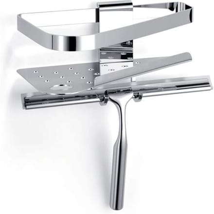 Giese corner shower basket Newport with holder and wiper 30824-02