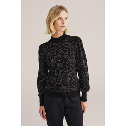 We Fashion Knitted Pullover Black Größe: M | Pullover Outlet | Damen | Schwarz