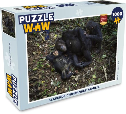 Puzzel Apen - Slapen - Bos - Legpuzzel - Puzzel 1000 stukjes volwassenen