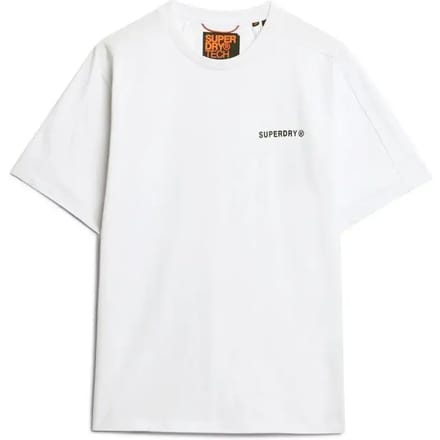 Superdry Tech T-shirt met Relaxte Pasvorm Wit Grootte: M