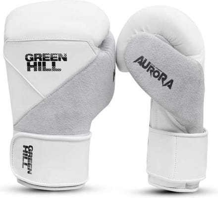 Green Hill Aurora Premium Bokshandschoenen - Leer - Wit (Beschikbaar in verschillende maten)